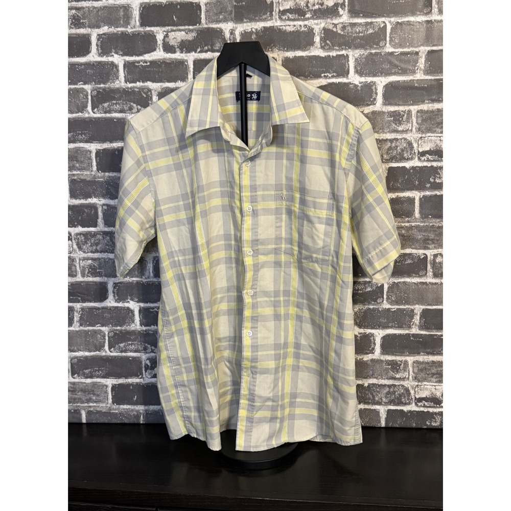 Polo Ralph Lauren Plaid Short Sleeve Shirt – Men's Large (41–42)